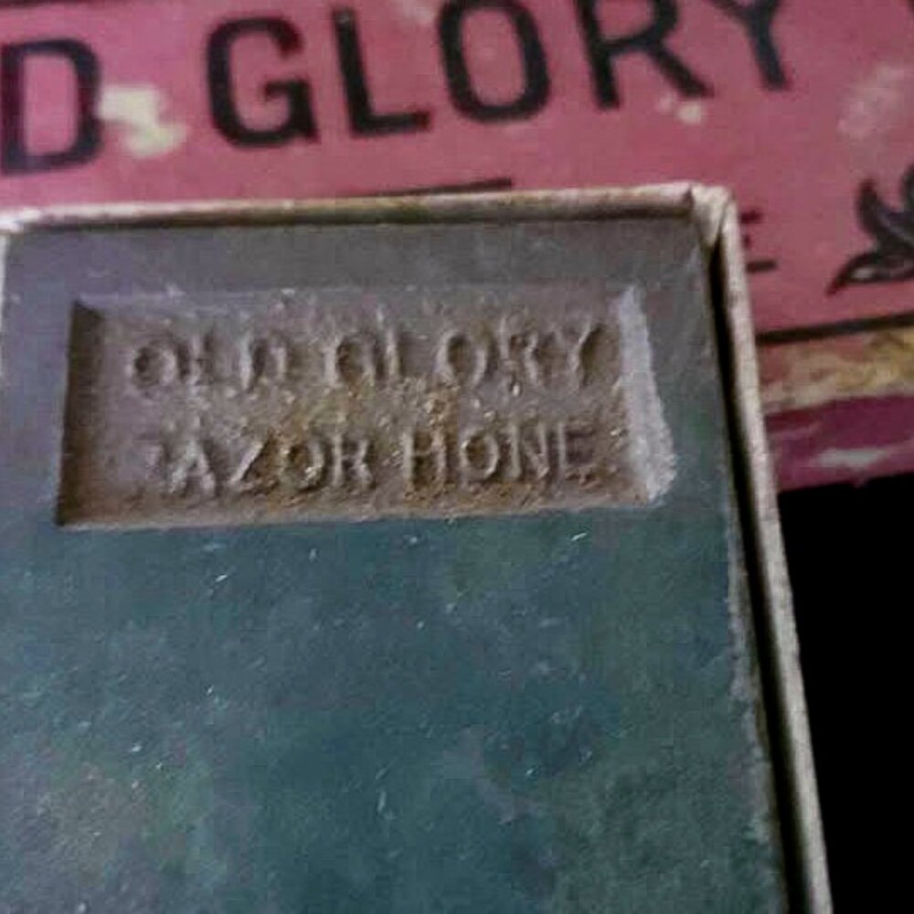 Vintage OLD GLORY Razor Hone - Picture 2 of 2